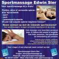 (Sport)massage bij u thuis